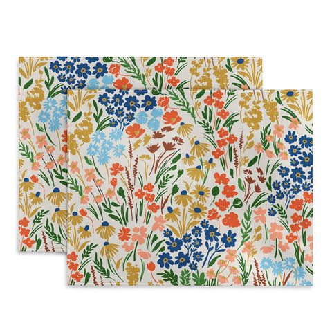 Marta Barragan Camarasa Spring flowery meadow Placemat