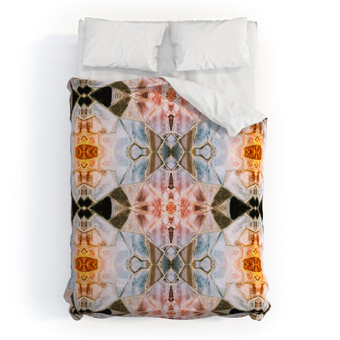 Marta Barragan Camarasa Stone pattern texture Duvet Cover