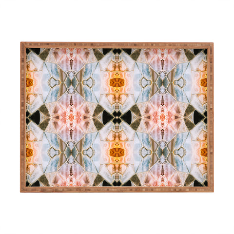 Marta Barragan Camarasa Stone pattern texture Rectangular Tray