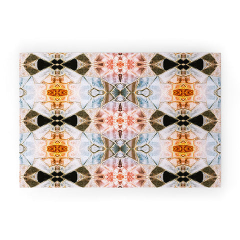 Marta Barragan Camarasa Stone pattern texture Welcome Mat