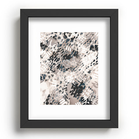 Marta Barragan Camarasa Strokes and brushstrokes I Recessed Framing Rectangle