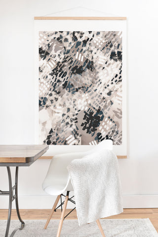 Marta Barragan Camarasa Strokes and brushstrokes I Art Print And Hanger