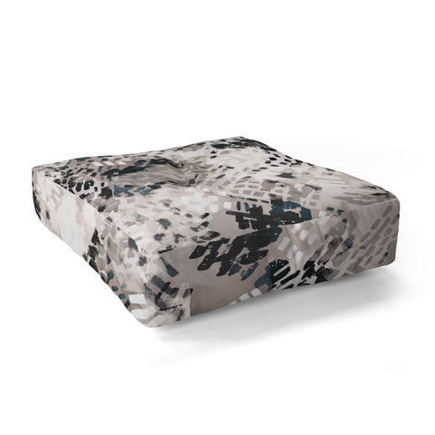 Marta Barragan Camarasa Strokes and brushstrokes I Floor Pillow Square