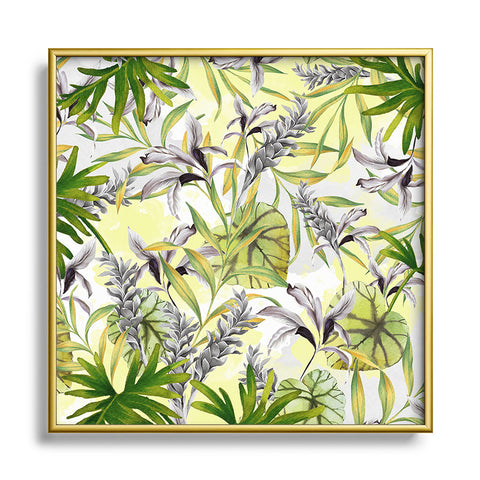 Marta Barragan Camarasa Stylish jungle Square Metal Framed Art Print