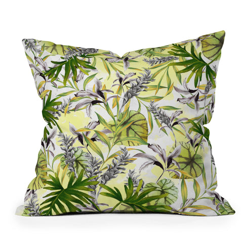 Marta Barragan Camarasa Stylish jungle Throw Pillow