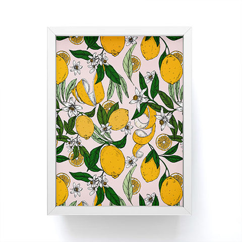 Marta Barragan Camarasa Succulent sweets oranges Framed Mini Art Print