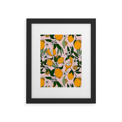 Marta Barragan Camarasa Succulent sweets oranges Framed Art Print