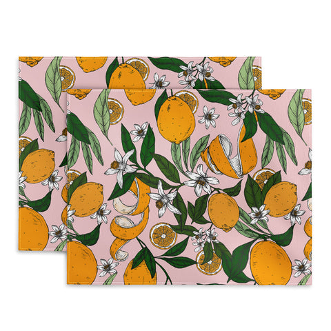 Marta Barragan Camarasa Succulent sweets oranges Placemat