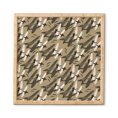 Marta Barragan Camarasa Sun sea and surf Framed Wall Art