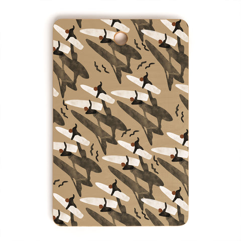 Marta Barragan Camarasa Sun sea and surf Cutting Board Rectangle