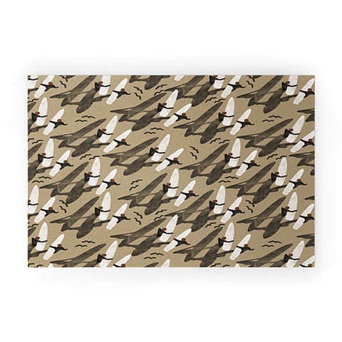 Marta Barragan Camarasa Sun sea and surf Welcome Mat