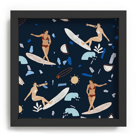 Marta Barragan Camarasa Surfing the terrazzo sea 2 Recessed Framing Square