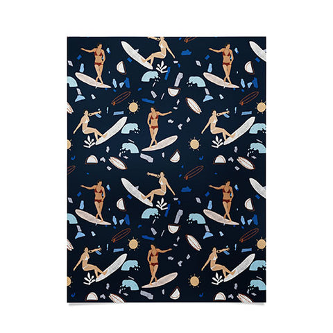 Marta Barragan Camarasa Surfing the terrazzo sea 2 Poster