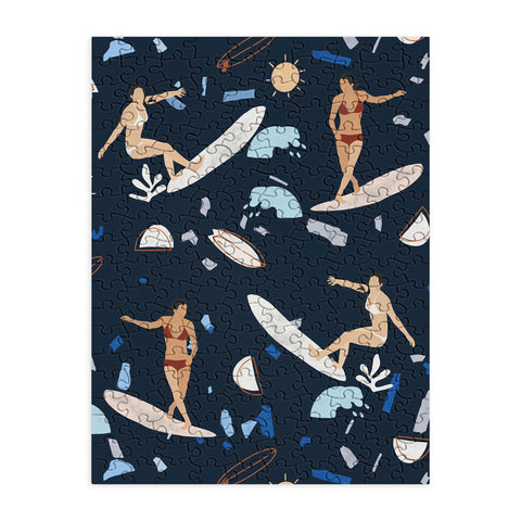 Marta Barragan Camarasa Surfing the terrazzo sea 2 Puzzle