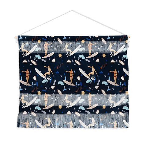 Marta Barragan Camarasa Surfing the terrazzo sea 2 Wall Hanging Landscape