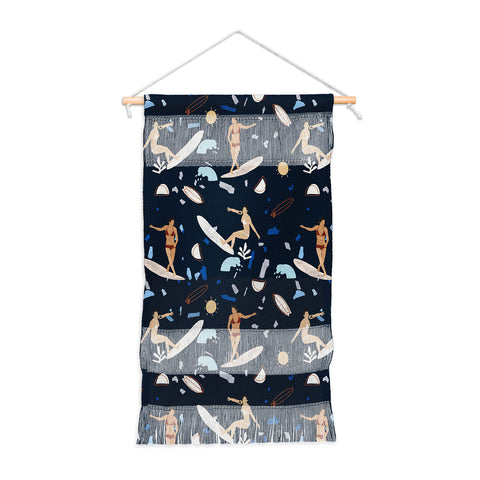 Marta Barragan Camarasa Surfing the terrazzo sea 2 Wall Hanging Portrait