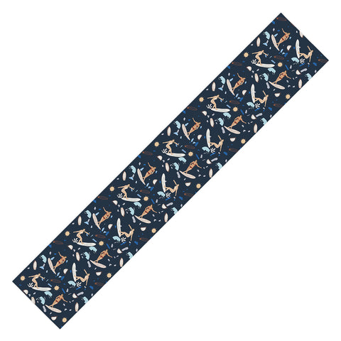 Marta Barragan Camarasa Surfing the terrazzo sea 2 Table Runner