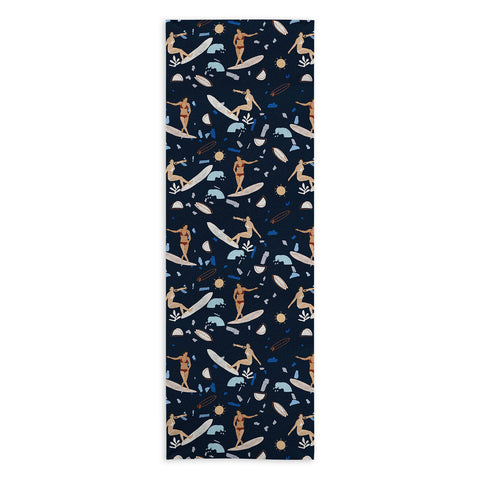 Marta Barragan Camarasa Surfing the terrazzo sea 2 Yoga Towel