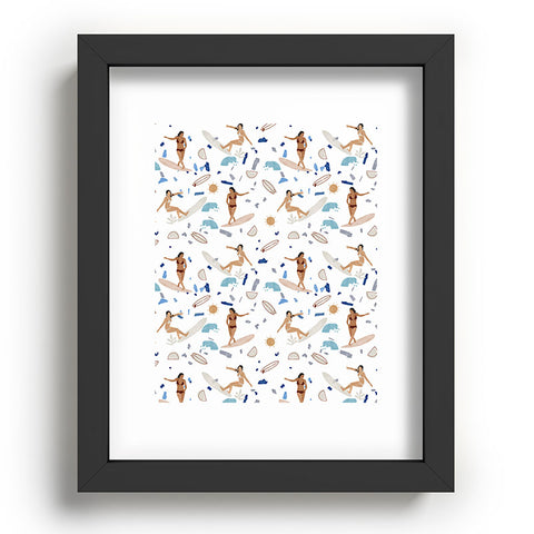 Marta Barragan Camarasa Surfing the terrazzo sea Recessed Framing Rectangle