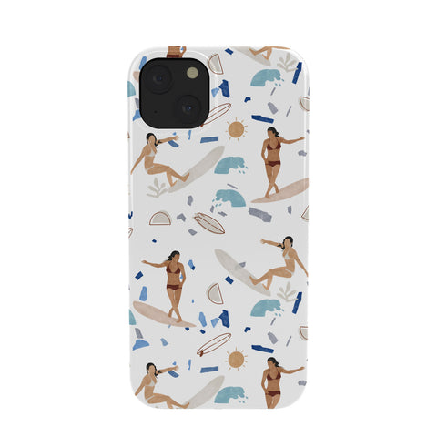 Marta Barragan Camarasa Surfing the terrazzo sea Phone Case