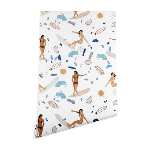 Marta Barragan Camarasa Surfing the terrazzo sea Wallpaper