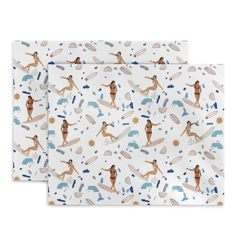 Marta Barragan Camarasa Surfing the terrazzo sea Placemat