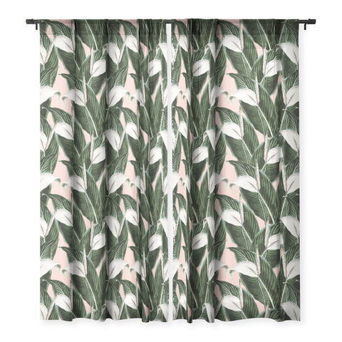 Marta Barragan Camarasa Sweet floral Desert Sheer Window Curtain