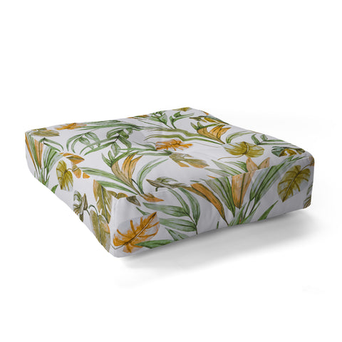 Marta Barragan Camarasa Sweet tropical botany Floor Pillow Square