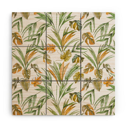 Marta Barragan Camarasa Sweet tropical botany Wood Wall Mural