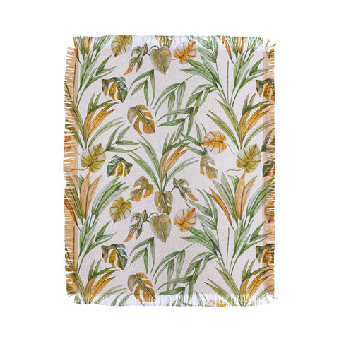 Marta Barragan Camarasa Sweet tropical botany Throw Blanket