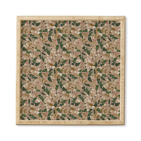 Marta Barragan Camarasa Sweet winter garden Framed Wall Art