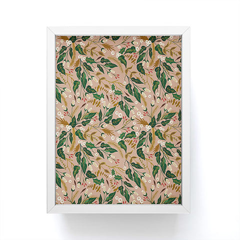 Marta Barragan Camarasa Sweet winter garden Framed Mini Art Print