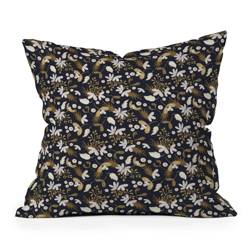 Marta Barragan Camarasa Sweet winter garden I Outdoor Throw Pillow