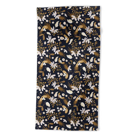 Marta Barragan Camarasa Sweet winter garden I Beach Towel