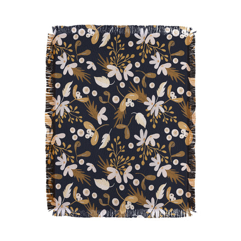 Marta Barragan Camarasa Sweet winter garden I Throw Blanket
