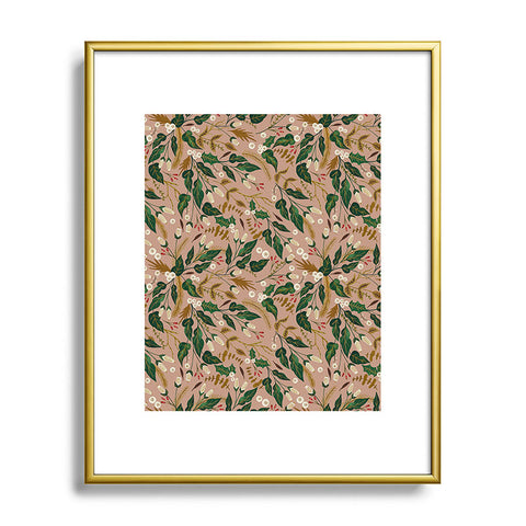 Marta Barragan Camarasa Sweet winter garden Metal Framed Art Print