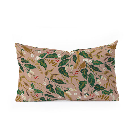 Marta Barragan Camarasa Sweet winter garden Oblong Throw Pillow