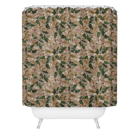 Marta Barragan Camarasa Sweet winter garden Shower Curtain