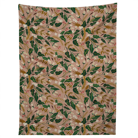Marta Barragan Camarasa Sweet winter garden Tapestry