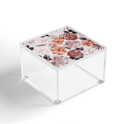 Marta Barragan Camarasa Terracotta Flowered Garden Acrylic Box