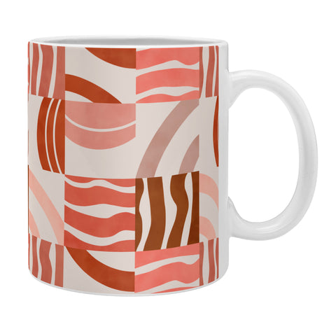 Marta Barragan Camarasa Terracotta modern shapes Coffee Mug