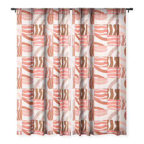 Marta Barragan Camarasa Terracotta modern shapes Sheer Non Repeat