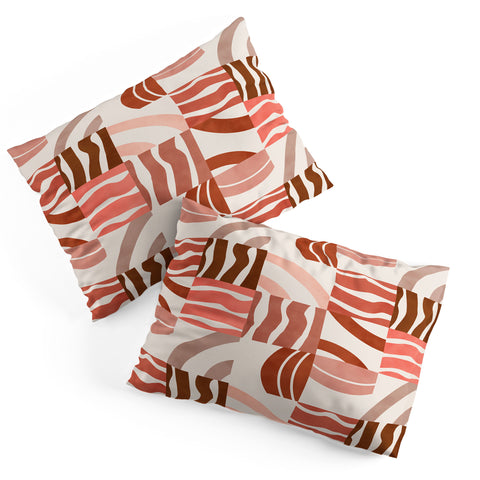 Marta Barragan Camarasa Terracotta modern shapes Pillow Shams