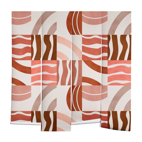 Marta Barragan Camarasa Terracotta modern shapes Wall Mural