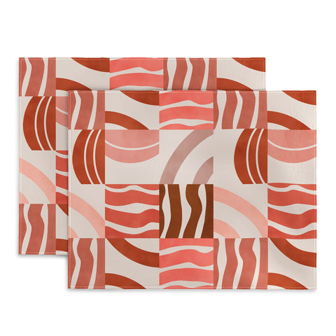 Marta Barragan Camarasa Terracotta modern shapes Placemat