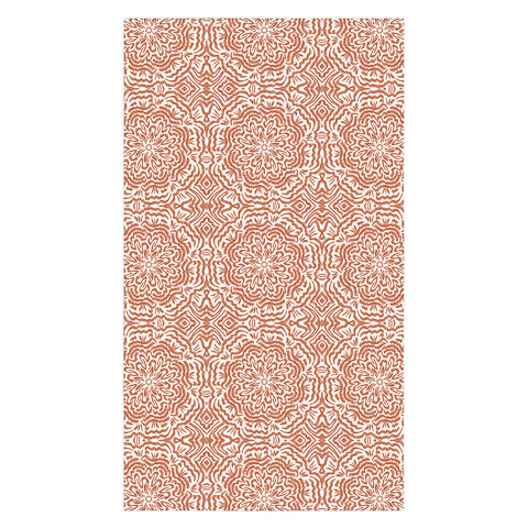 Marta Barragan Camarasa Terracotta strokes pattern Tablecloth