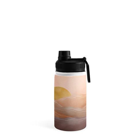 Marta Barragan Camarasa Terracotta sunrise I Water Bottle