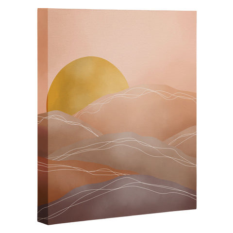 Marta Barragan Camarasa Terracotta sunrise I Art Canvas