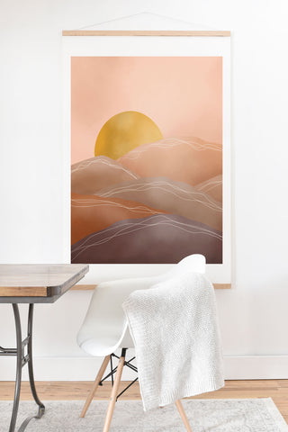 Marta Barragan Camarasa Terracotta sunrise I Art Print And Hanger