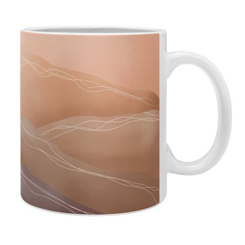 Marta Barragan Camarasa Terracotta sunrise I Coffee Mug